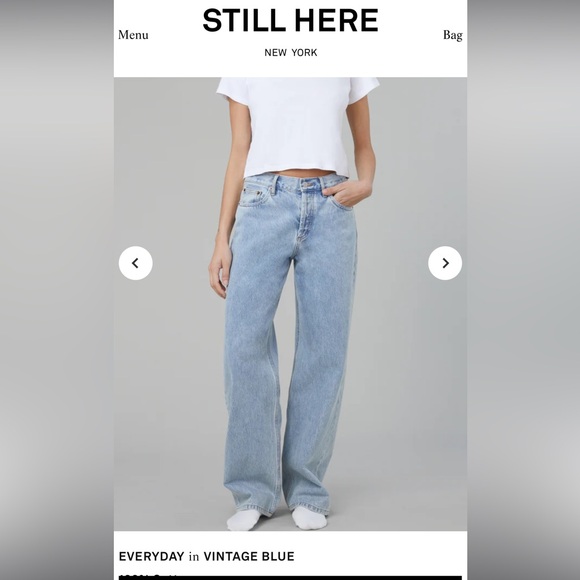 Still Here Everyday Jeans in Vintage Blue - Picture 1 of 6